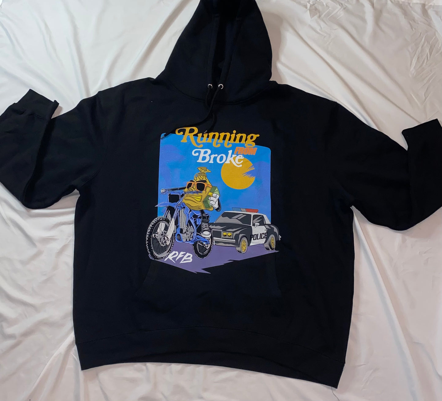 Running From Broke Hoodie